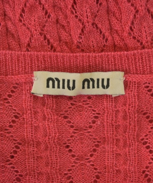 Miu Miu（ミュウミュウ）カーディガン 赤 サイズ:36(XS位) レディース/2200620872034
