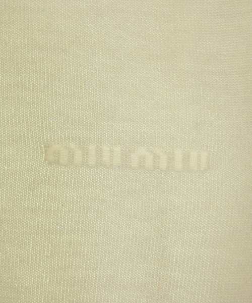 Miu Miu（ミュウミュウ）ニット・セーター ベージュ サイズ:-(XS位) レディース/2200635546111