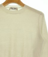 Miu Miu（ミュウミュウ）ニット・セーター ベージュ サイズ:-(XS位) レディース/2200635546111