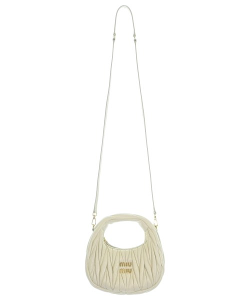 Miu Miu（ミュウミュウ）ショルダーバッグ 白 サイズ:- レディース/2200635546241
