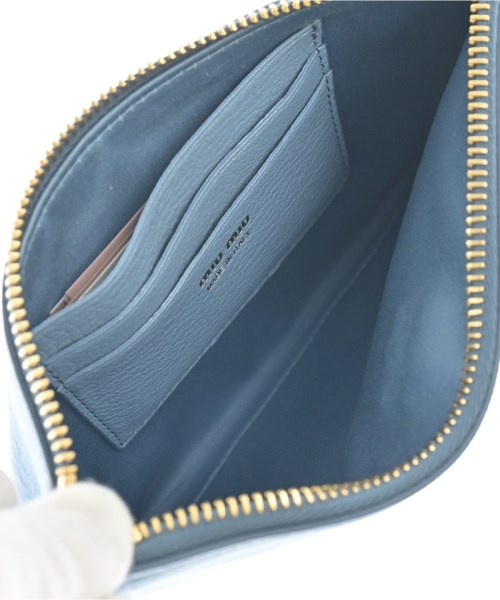 Miu Miu（ミュウミュウ）ポーチ 青 サイズ:- レディース/2200635546258