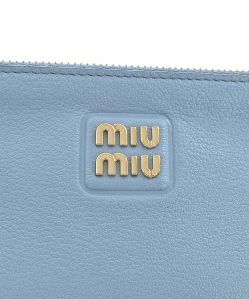 Miu Miu（ミュウミュウ）ポーチ 青 サイズ:- レディース/2200635546258