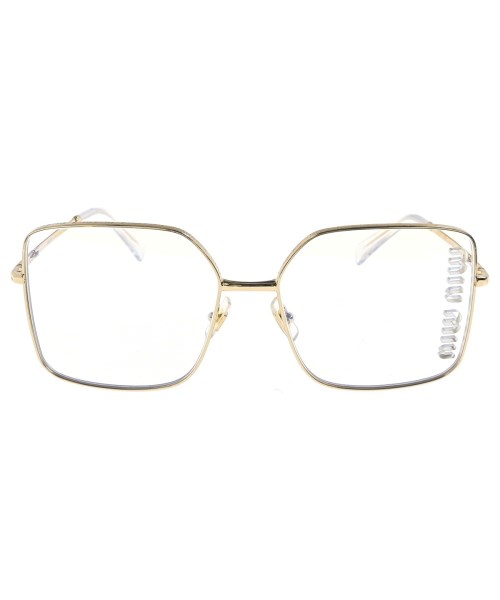 Miu Miu（ミュウミュウ）サングラス ゴールド サイズ:- レディース/2200635546265