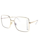 Miu Miu（ミュウミュウ）サングラス ゴールド サイズ:- レディース/2200635546265