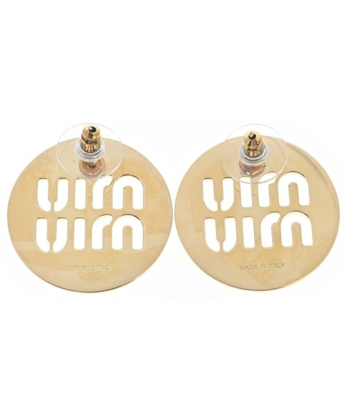 Miu Miu（ミュウミュウ）ピアス ゴールド サイズ:- レディース/2200635546296