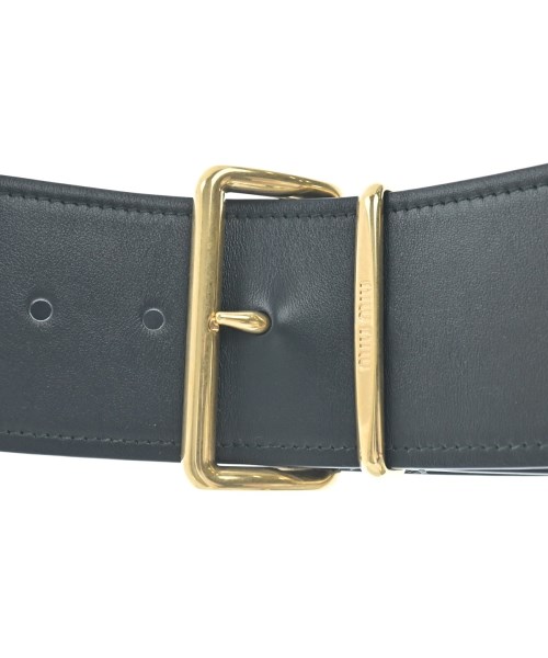Miu Miu（ミュウミュウ）ベルト 黒 サイズ:- レディース/2200635546326