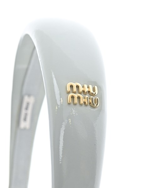 Miu Miu（ミュウミュウ）ヘアアクセサリー グレー サイズ:- レディース/2200635546357