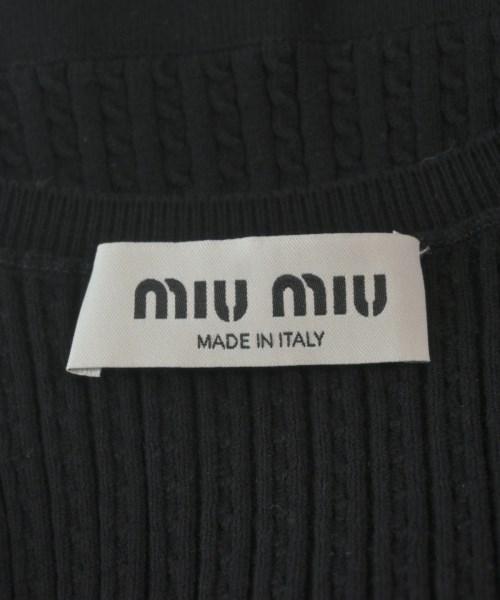 Miu Miu（ミュウミュウ）ベスト 黒 サイズ:-(XS位) レディース/2200635546371