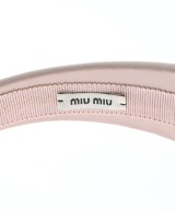 Miu Miu（ミュウミュウ）アクセサリー（その他） ピンク サイズ:- レディース/2200635807014