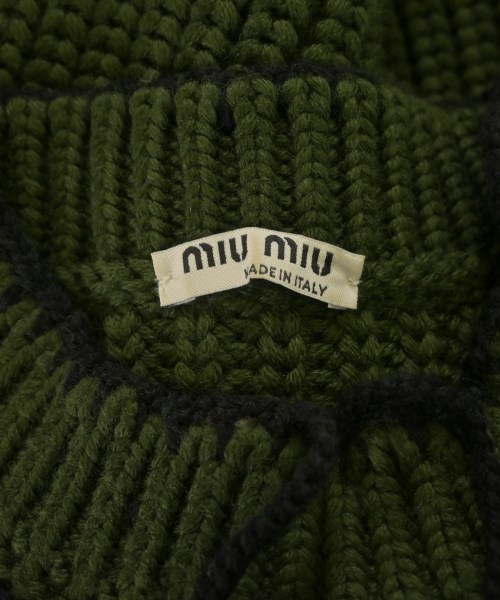Miu Miu（ミュウミュウ）ニット・セーター 緑 サイズ:36(XS位) レディース/2200636442115