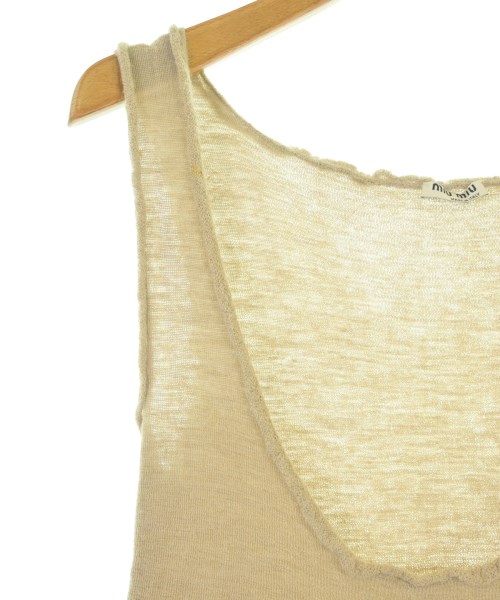 Miu Miu（ミュウミュウ）ニット・セーター ベージュ サイズ:40(M位) レディース/2200636462045