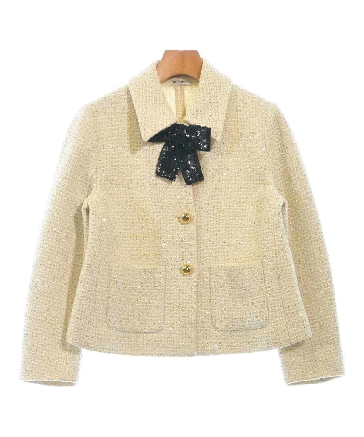 Miu Miu（ミュウミュウ）ジャケット ベージュ サイズ:38(S位