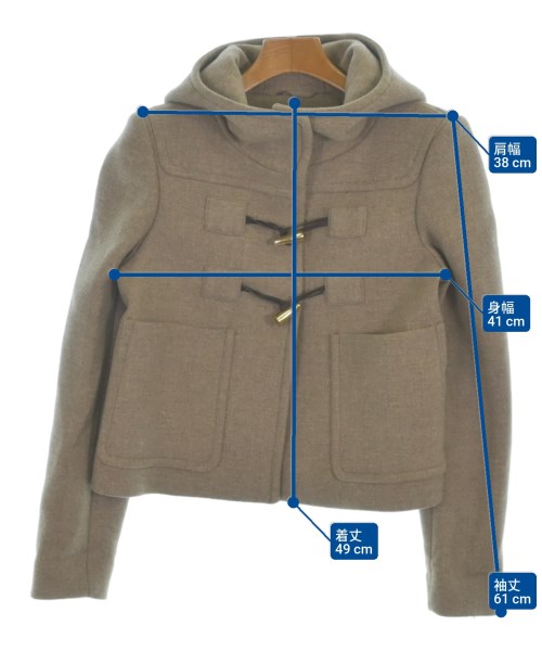 Miu Miu（ミュウミュウ）ダッフルコート ベージュ サイズ:38(S位) レディース/2200618372041