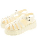 Miu Miu（ミュウミュウ）サンダル 白 サイズ:EU38(24.5cm位) レディース/2200634136016