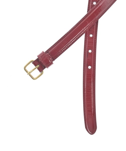 Miu Miu（ミュウミュウ）ベルト 赤 サイズ:- レディース/2200621204124