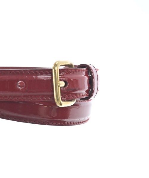 Miu Miu（ミュウミュウ）ベルト 赤 サイズ:- レディース/2200621204124