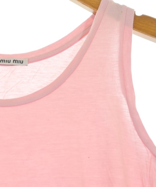 Miu Miu（ミュウミュウ）タンクトップ ピンク サイズ:XS レディース/2200526731121