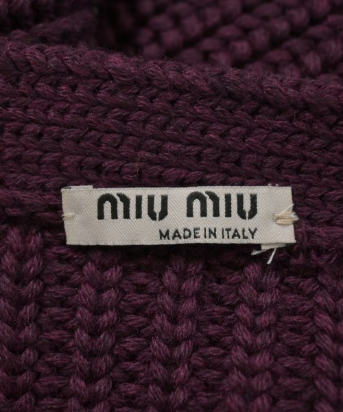 Miu Miu（ミュウミュウ）ニット・セーター 紫 サイズ:38(S位) レディース/2200637131063