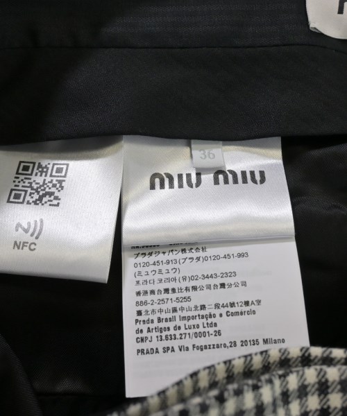 Miu Miu（ミュウミュウ）その他 黒 サイズ:36(XS位) レディース/2200637603102