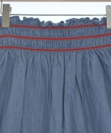 Miu Miu（ミュウミュウ）ロング・マキシ丈スカート 青 サイズ:36(XS位) レディース/2200638391039