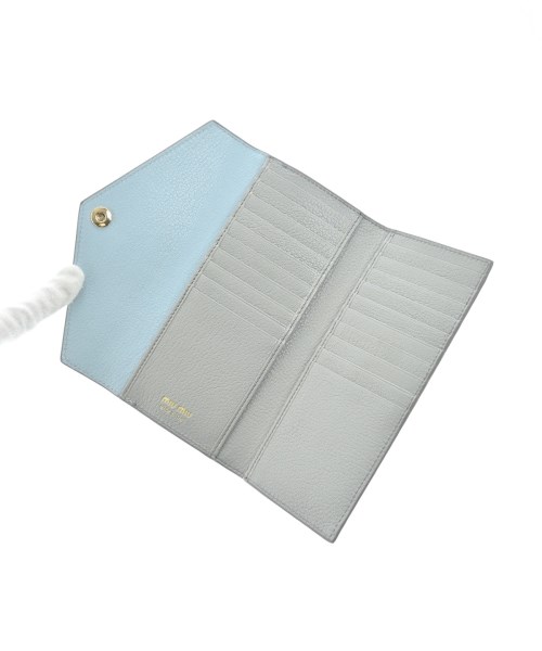 Miu Miu（ミュウミュウ）財布・コインケース 青 サイズ:- レディース/2200638463088
