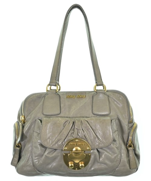 Miu Miu(ミュウミュウ)ハンドバッグ グレー サイズ:-/2200635069092