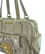 Miu Miu（ミュウミュウ）ハンドバッグ グレー サイズ:- レディース/2200635069092