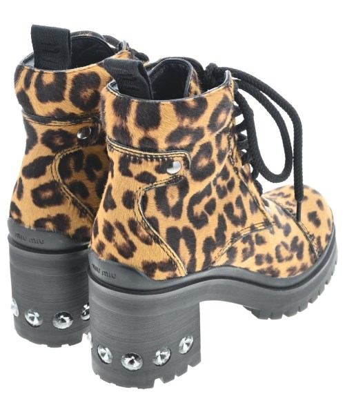 Miu Miu（ミュウミュウ）ブーツ ベージュ サイズ:EU36(22.5cm位) レディース/2200637736107