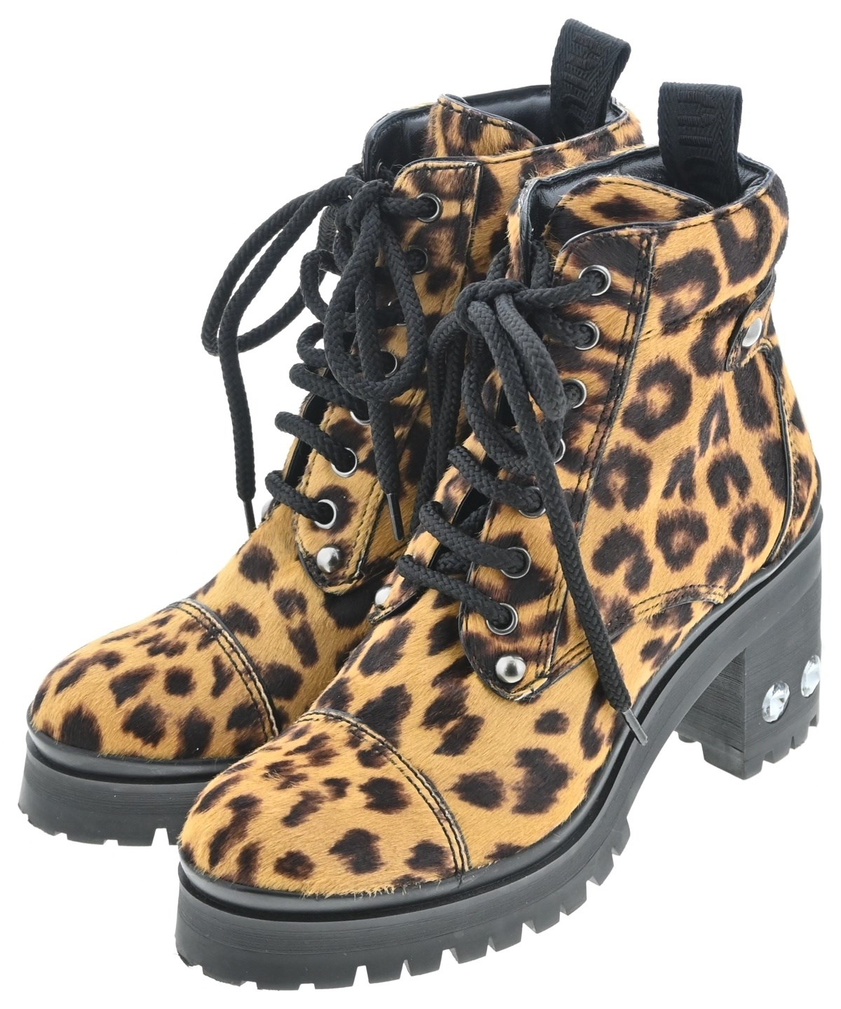 Miu Miu（ミュウミュウ）ブーツ ベージュ サイズ:EU36(22.5cm位