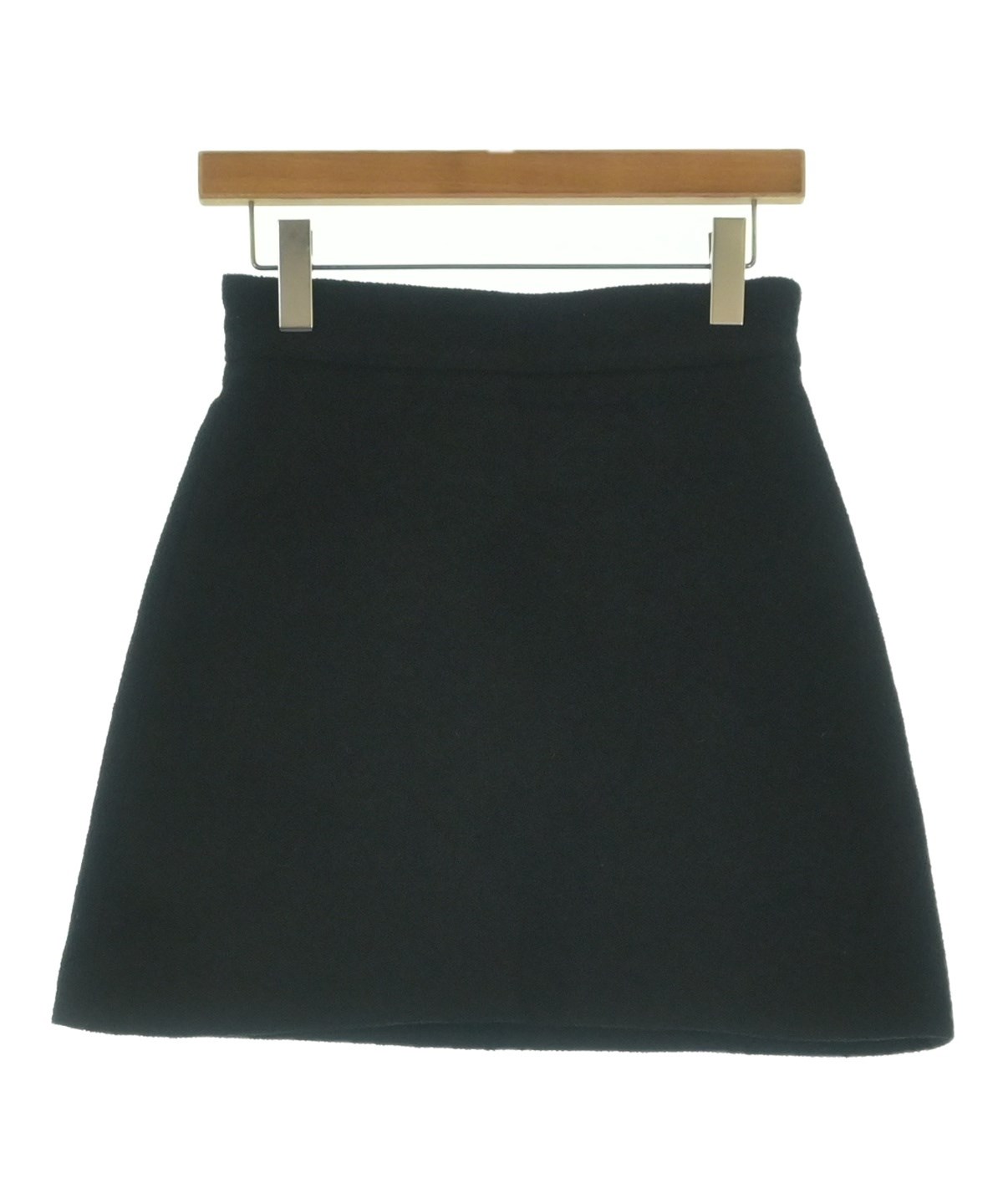 Miu Miu（ミュウミュウ）ミニスカート 黒 サイズ:40(M位) レディース