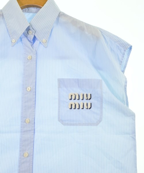 Miu Miu（ミュウミュウ）カジュアルシャツ 青 サイズ:38(S位) レディース/2200639370019