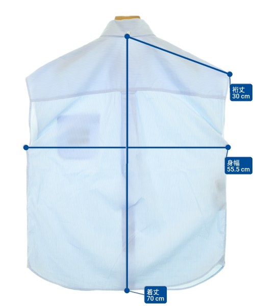 Miu Miu（ミュウミュウ）カジュアルシャツ 青 サイズ:38(S位) レディース/2200639370019