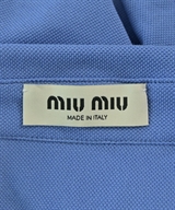 Miu Miu（ミュウミュウ）カジュアルシャツ 青 サイズ:44(L位) レディース/2200639598185