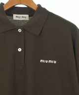 Miu Miu（ミュウミュウ）ポロシャツ 茶 サイズ:M レディース/2200639598215