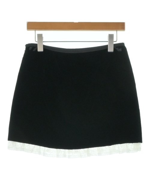 Miu Miu（ミュウミュウ）ミニスカート 黒 サイズ:40(M位) レディース/2200640180027
