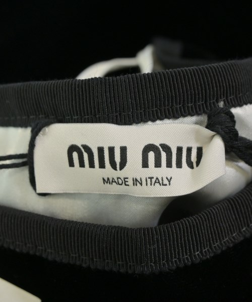 Miu Miu（ミュウミュウ）ミニスカート 黒 サイズ:40(M位) レディース/2200640180027