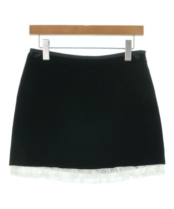 Miu Miu（ミュウミュウ）ミニスカート 黒 サイズ:40(M位) レディース