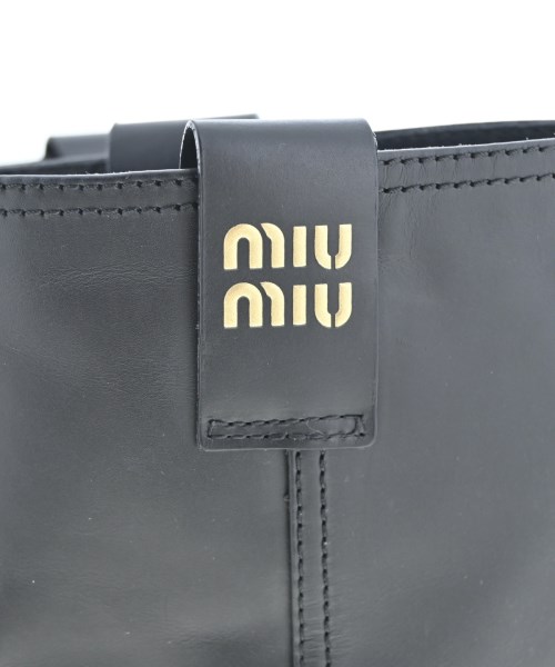 Miu Miu（ミュウミュウ）ブーツ 黒 サイズ:EU37(23.5cm位) レディース/2200640180041