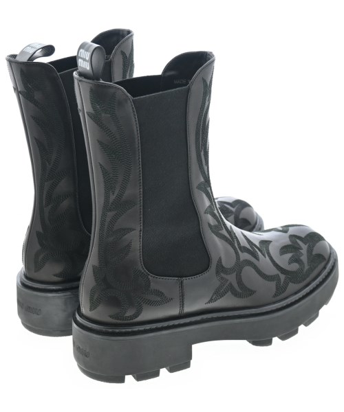 Miu Miu（ミュウミュウ）ブーツ 黒 サイズ:EU36(22.5cm位) レディース/2200640180058