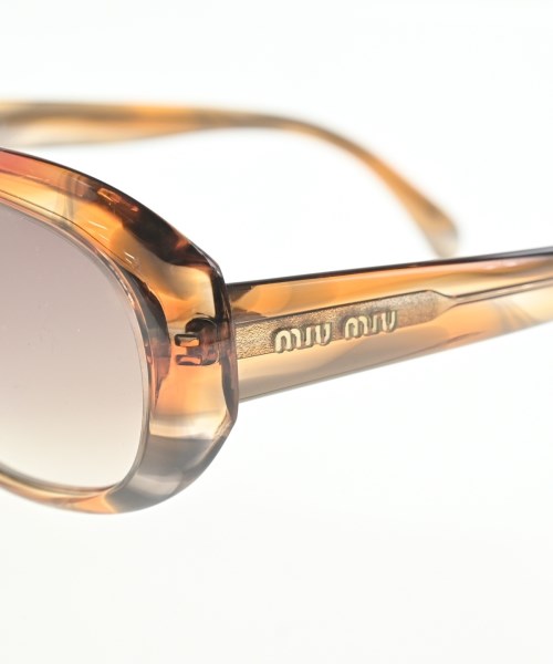 Miu Miu（ミュウミュウ）サングラス オレンジ サイズ:- レディース/2200640474034