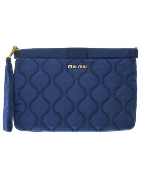 Miu Miu(ミュウミュウ)クラッチバッグ 青 サイズ:-/2200635316097
