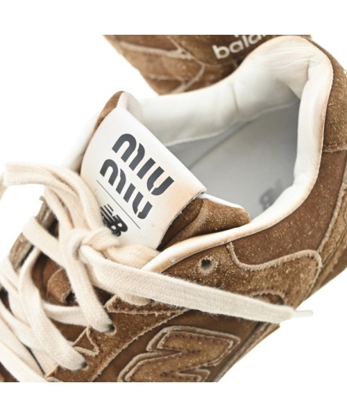 Miu Miu（ミュウミュウ）スニーカー 茶 サイズ:EU35(21.5cm位) レディース/2200640696030