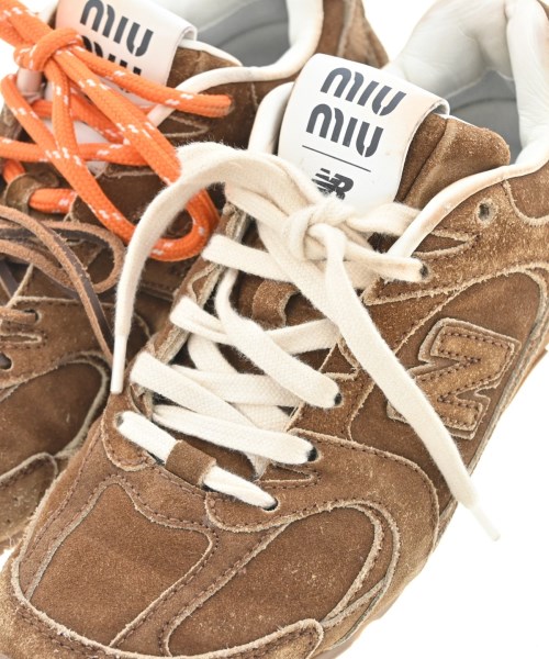 Miu Miu（ミュウミュウ）スニーカー 茶 サイズ:EU35(21.5cm位) レディース/2200640696030