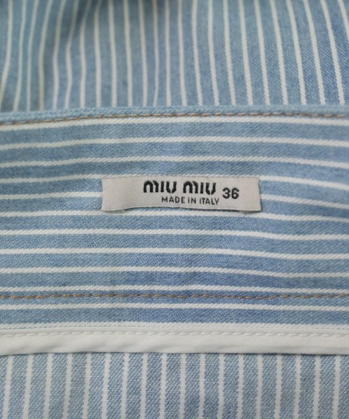 Miu Miu（ミュウミュウ）ロング・マキシ丈スカート 青 サイズ:36(XS位) レディース/2200638581089