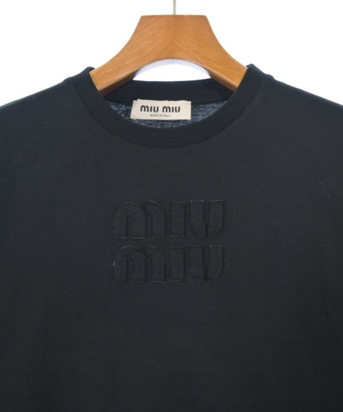 Miu Miu（ミュウミュウ）Tシャツ・カットソー 黒 サイズ:XS レディース/2200641700187