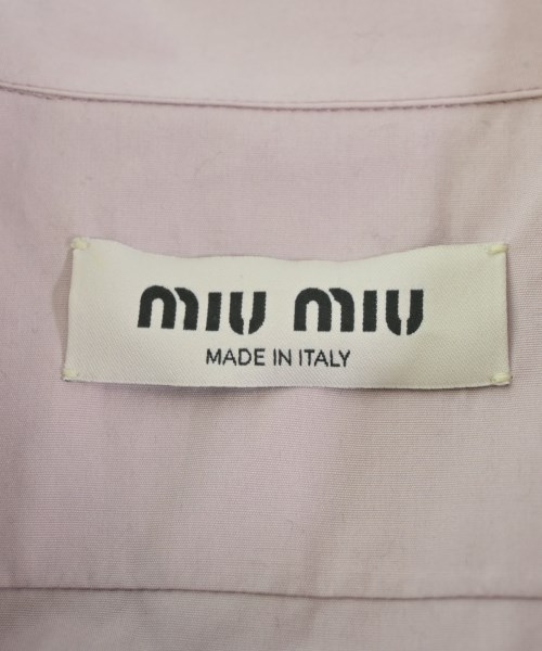 Miu Miu（ミュウミュウ）カジュアルシャツ ピンク サイズ:36(XS位) レディース/2200641927058