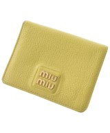 Miu Miu（ミュウミュウ）財布・コインケース 黄 サイズ:- レディース/2200642006110