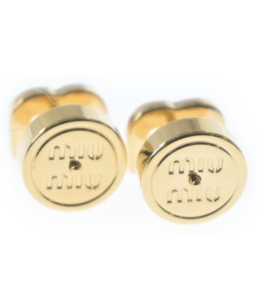 Miu Miu（ミュウミュウ）ピアス ゴールド サイズ:- レディース/2200642076014