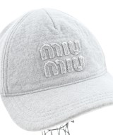 Miu Miu（ミュウミュウ）キャップ グレー サイズ:S レディース/2200629839236