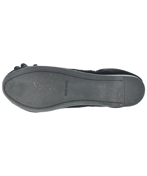 Miu Miu（ミュウミュウ）バレエシューズ/オペラシューズ 黒 サイズ:EU37(23.5cm位) レディース/2200639719016